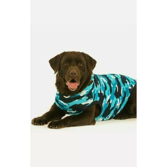 Suitical Other - Suitical Recovery Suit for Dogs, Blue Camo, XX-L